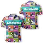 Black Woman  Polo Shirt